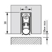 Automatic drop down seal 